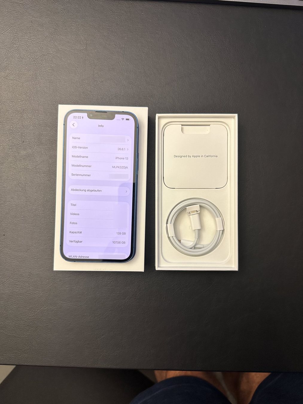 Apple Handys / Smartphones: Apple iPhone 13 blau (128GB) – Gebraucht aus Illnau von Portland80