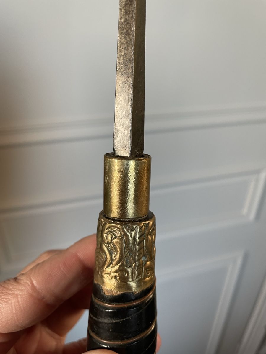 Sonstiges zum Sammeln & Seltenes: Ancienne épée fourreau canne en bambou bel objet curiosité – Gebraucht aus Tramelan von La_mine_d_art 3