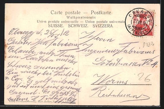 Cartoline postali: St. Anton, Pension Rössle, St. Antonska – Usato da Berlin venduto da bartko-reher 1