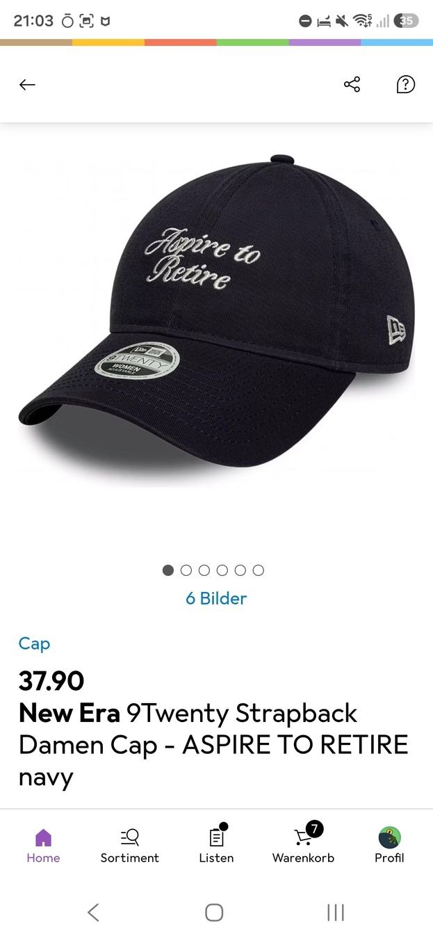 New Era Copricapi, berretti & cappellini: New Era 9Twenty Damen Cap navy – Nuovo (secondo la descrizione) da Zürich venduto da nara13