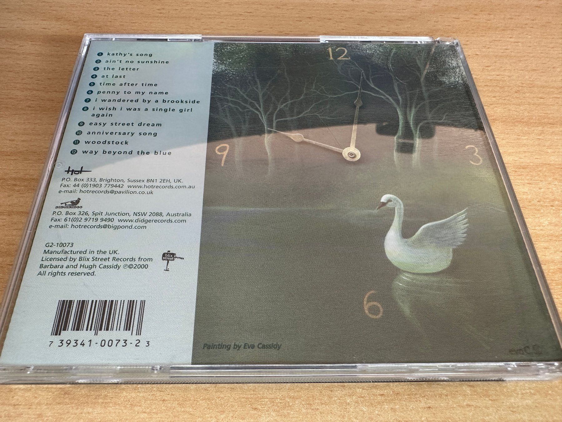 CD: Eva Cassidy – Time After Time – Usato da Rikon im Tösstal venduto da Alpenmutz 1