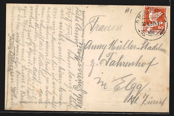 Cartoline postali: Urnäsch, Kräzerli, Kurhaus mit Blick a – Usato da Berlin venduto da bartko-reher 1