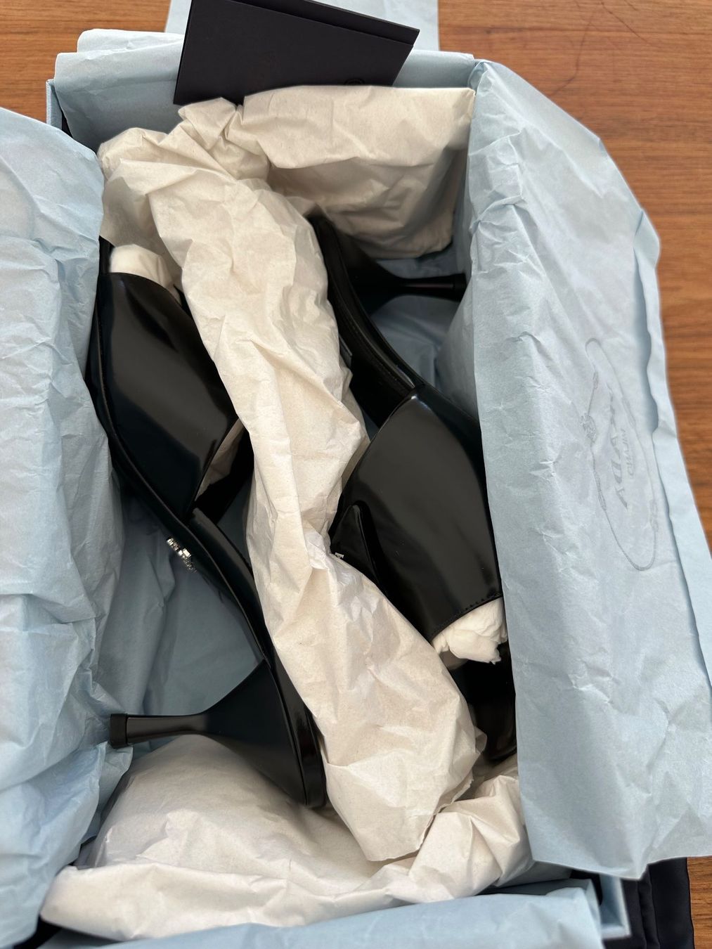 Prada Damenschuhe: PRADA Pantoletten aus Leder NEU – Neu und originalverpackt aus Oberengstringen von snoopy714 7
