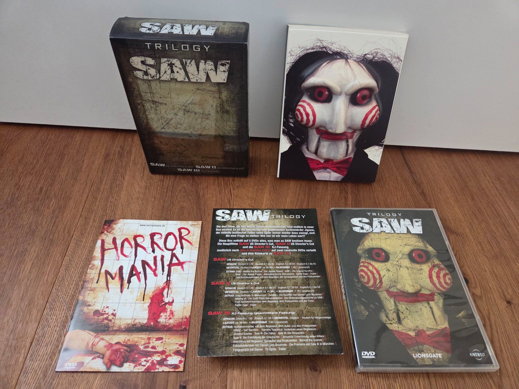 Tutti i DVDs: Saw Trilogie DVD Box Set – Usato da Engelberg venduto da ben_w6lm 1