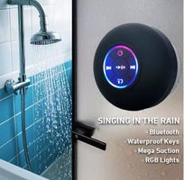 Dusch Lautsprecher Bluetooth wasserdicht mit RGB Licht