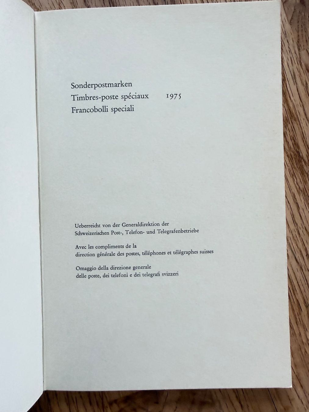 Tutti i francobolli: CHF 7.30 Frankaturware: PTT-Heft, 1975 **/gest. – Usato da Oberuzwil venduto da Deafgrischa 3