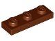 Lego Reddish Brown Plate 1 x 3 12 Stück