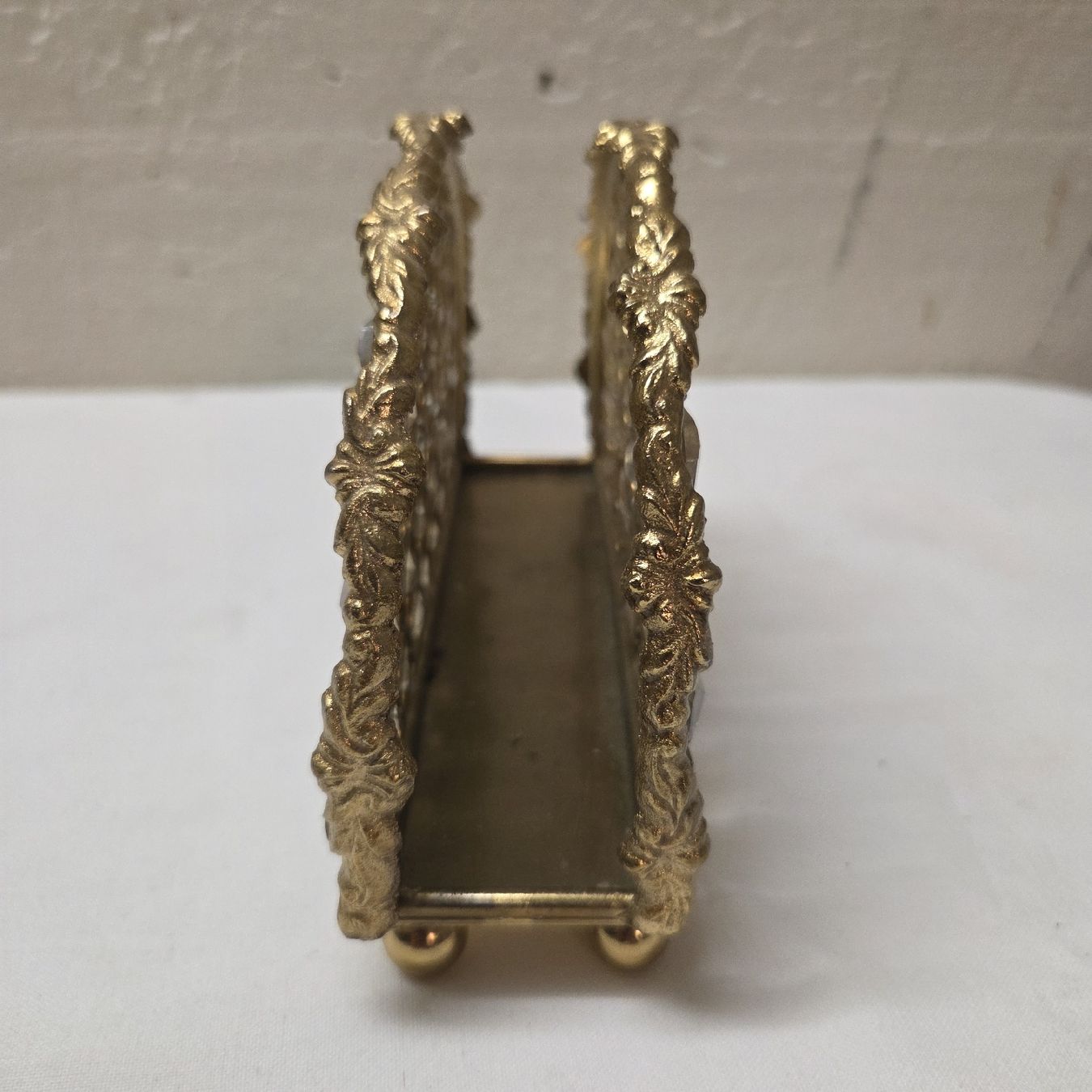 Tutte le decorazioni: Serviettenhalter goldfarben mit Steinen Deko.. – Usato da Stans venduto da Ducati16 4