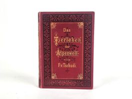 Buch; Das Tierleben der Alpenwelt von F.v. Tschudi