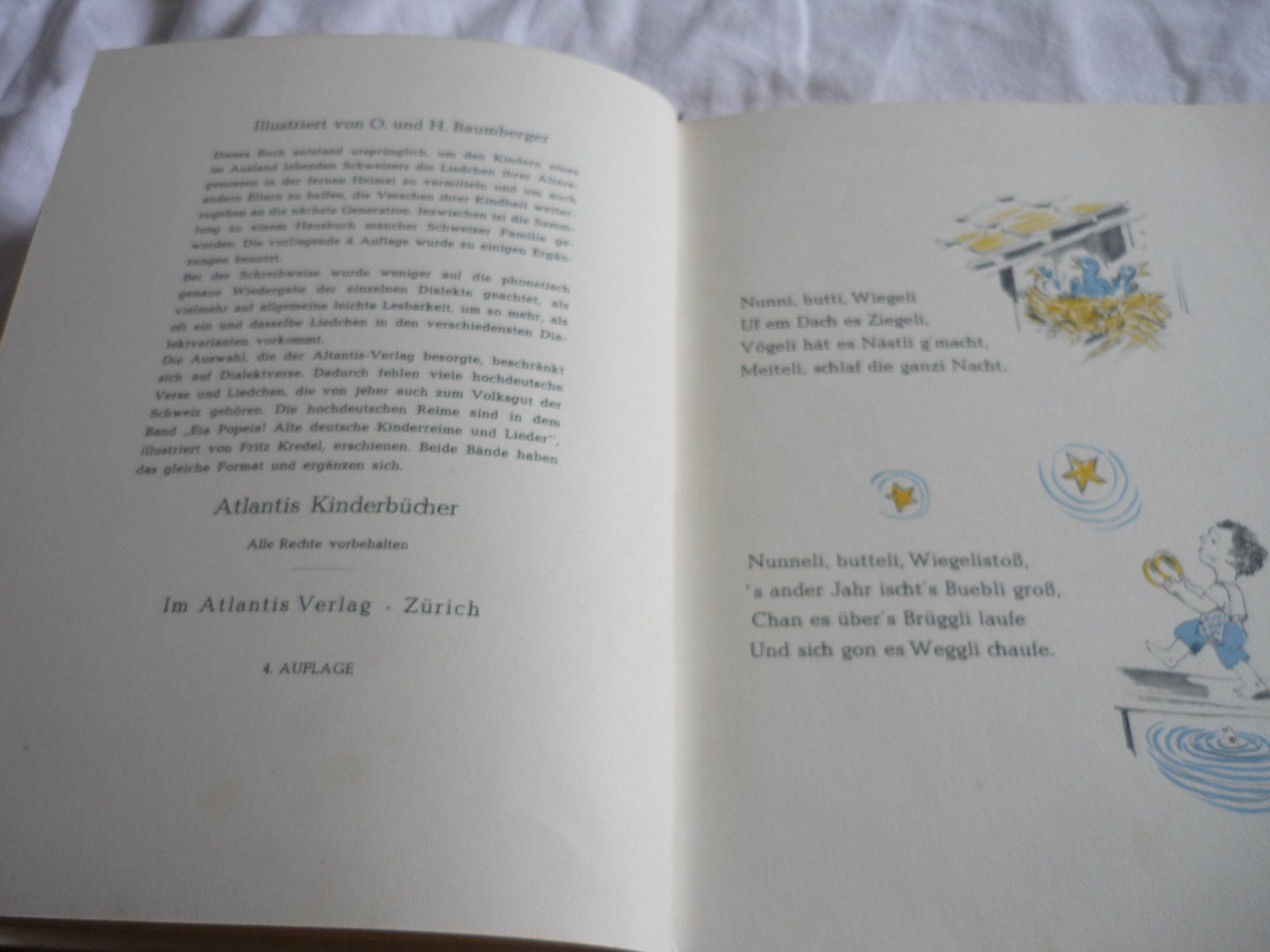 Libri: Kinderbuch - CH Dialekt - Alti Versli und Liedli - Atlantis – Usato da Beringen venduto da Flatretriever 1