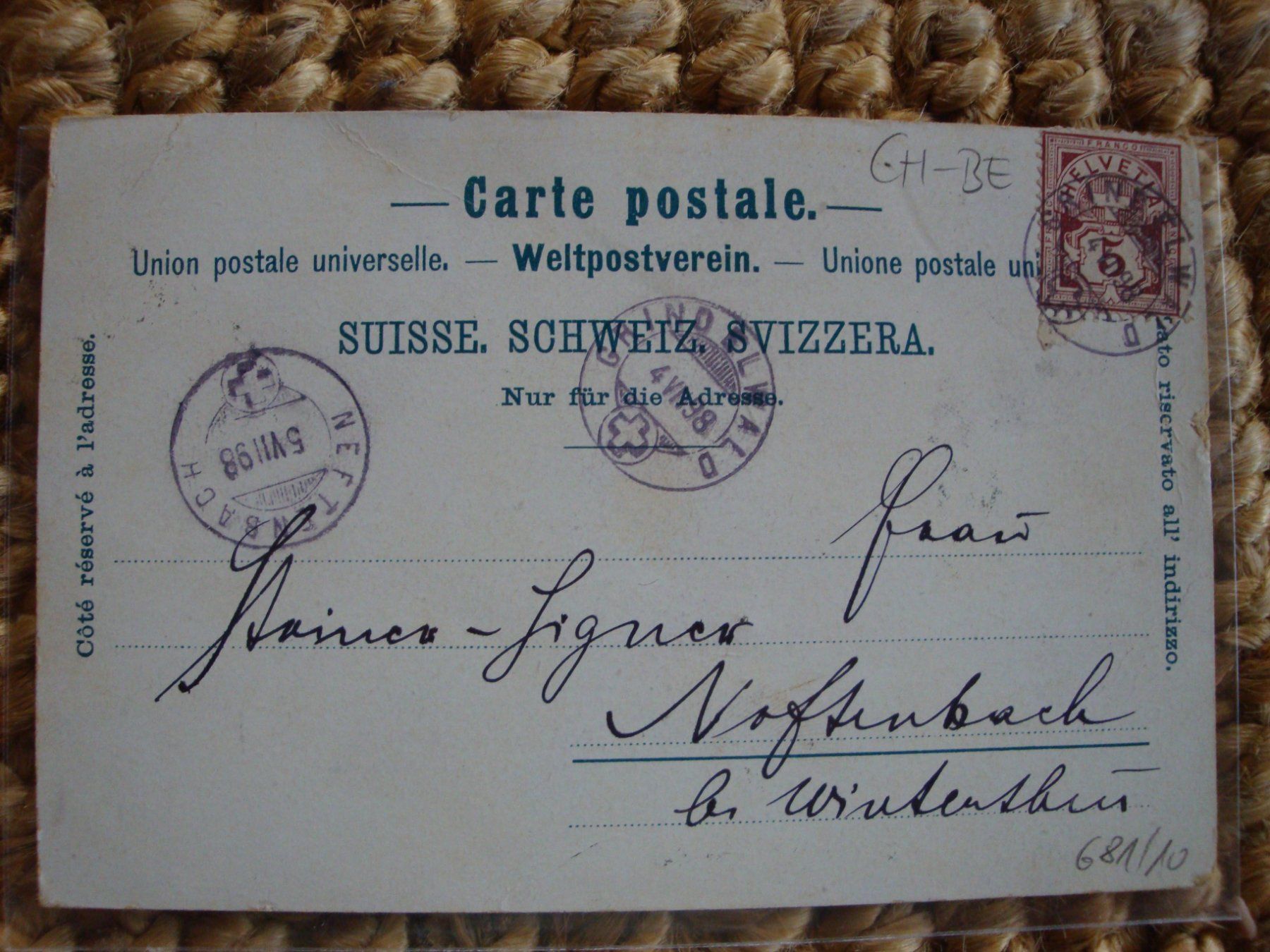 Cartoline postali: Grindelwald lito Wintersport – Usato da scharnachtal venduto da Riso500 1