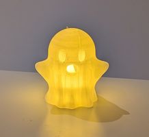 Halloween Geist mit Armen aus 3D-Druck inkl. LED-Teelicht