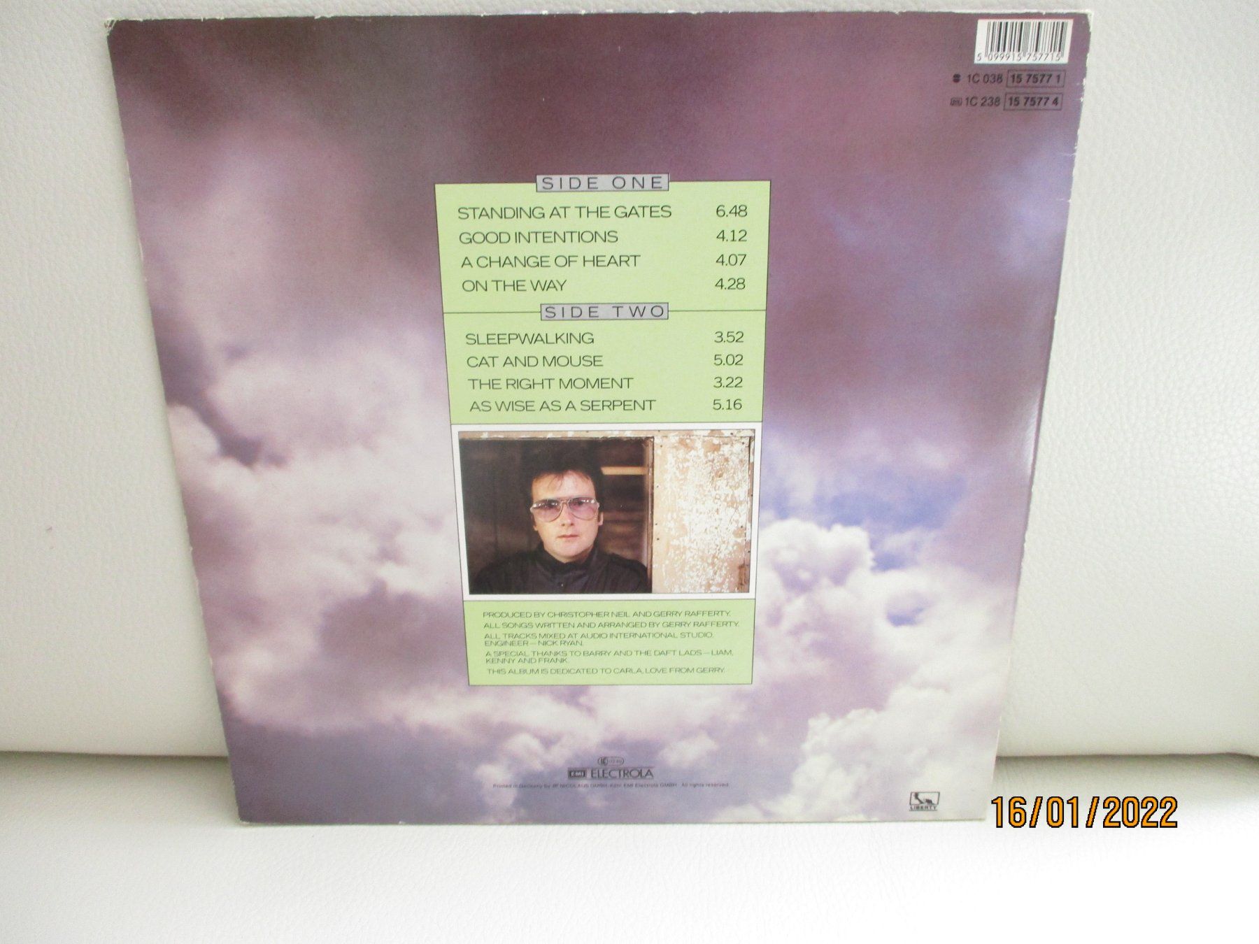 Dischi in vinile: Gerry Rafferty  --	Sleepwalking – Usato da Liestal venduto da Disc-Point 1