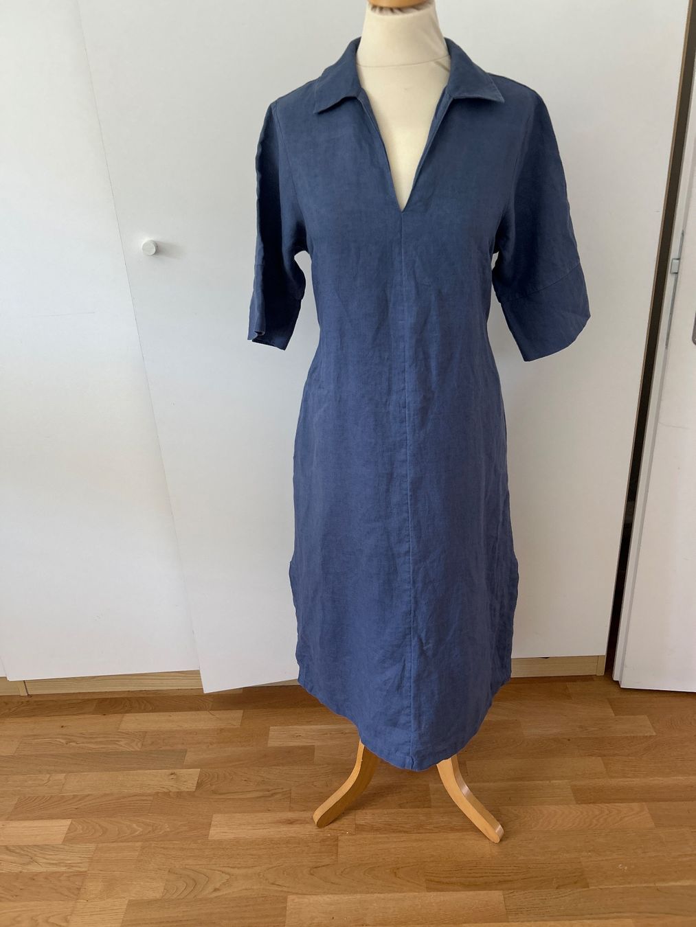 Vestiti: Leinenkleid Gr S, taubenblau, Midi, neu – Nuovo (secondo la descrizione) da Feuerthalen venduto da Anna_Swift