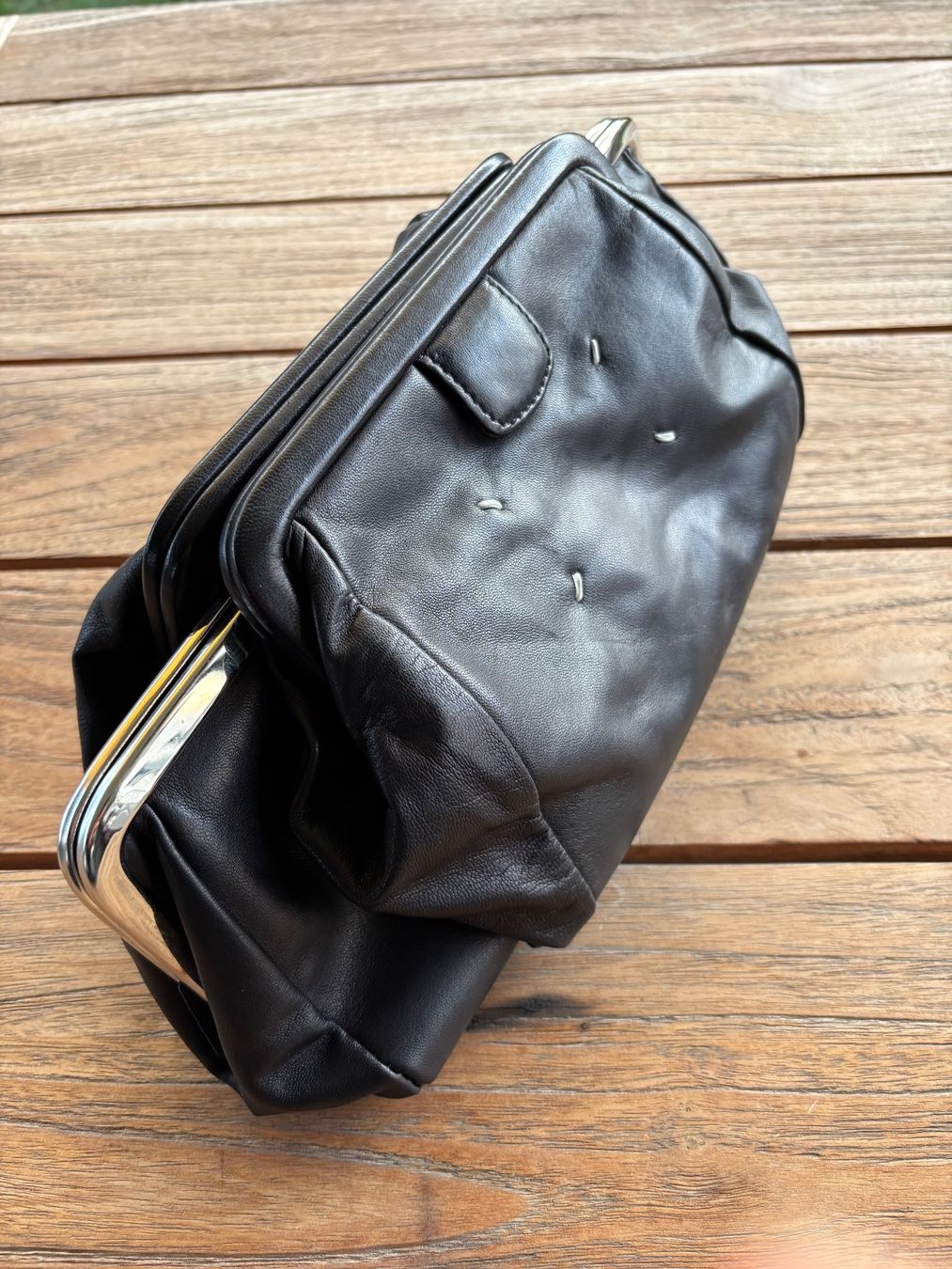 Maison Margiela Borse da donna: Maison Margiela Clutch, schwarz, Leder – Usato da Küsnacht ZH venduto da MaBaCa