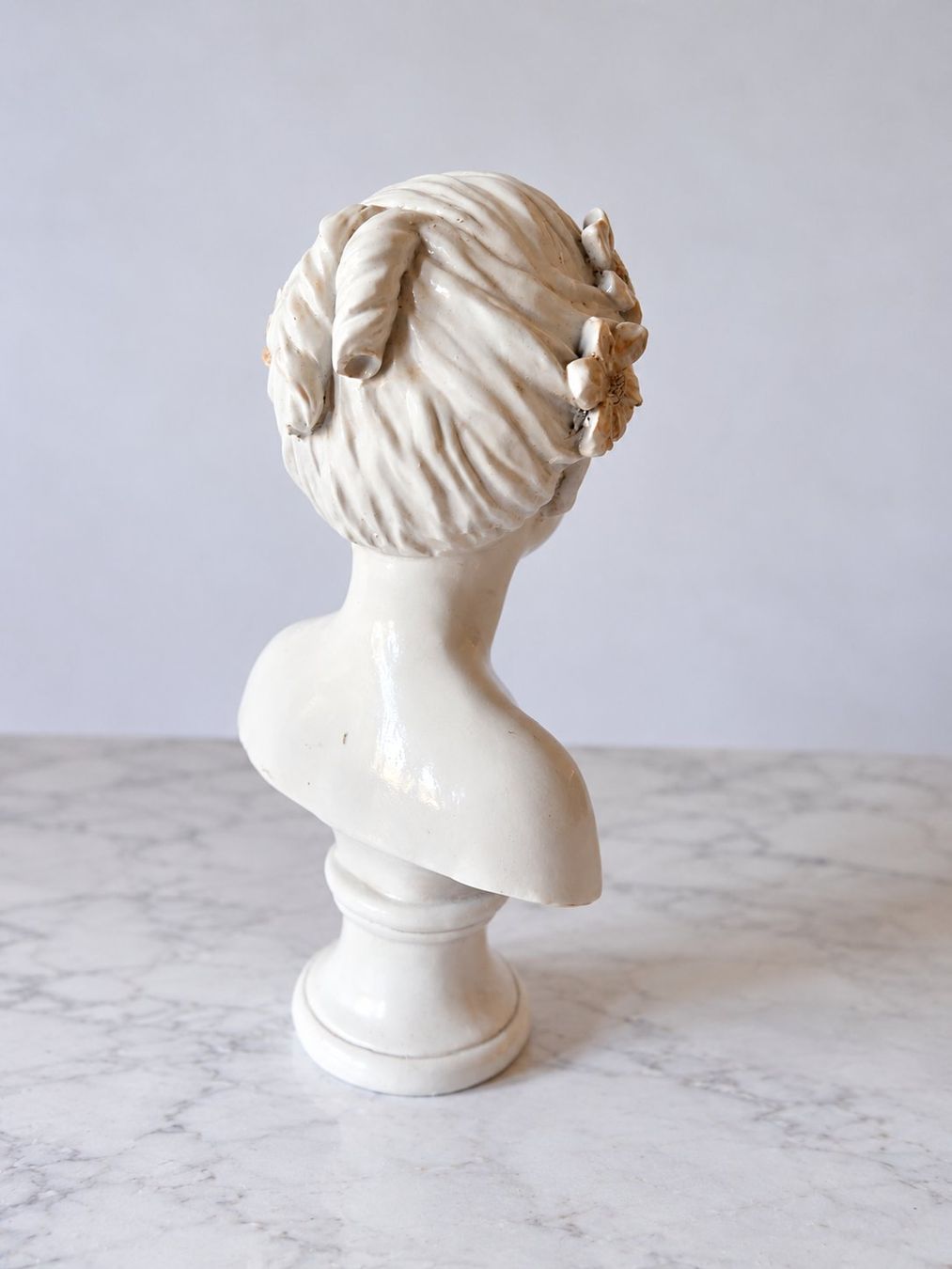 Statuette: Dekorative Büste,Mädchen,Kunststein, 22 cm – Usato da Lengnau BE venduto da Muggi7 4