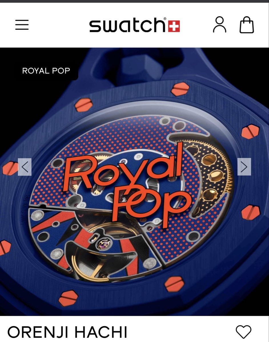 Swatch Orologi: Ap x Swatch Royal Pop – Nuovo e nell'imballaggio originale da Genève venduto da DreamSeeker 1