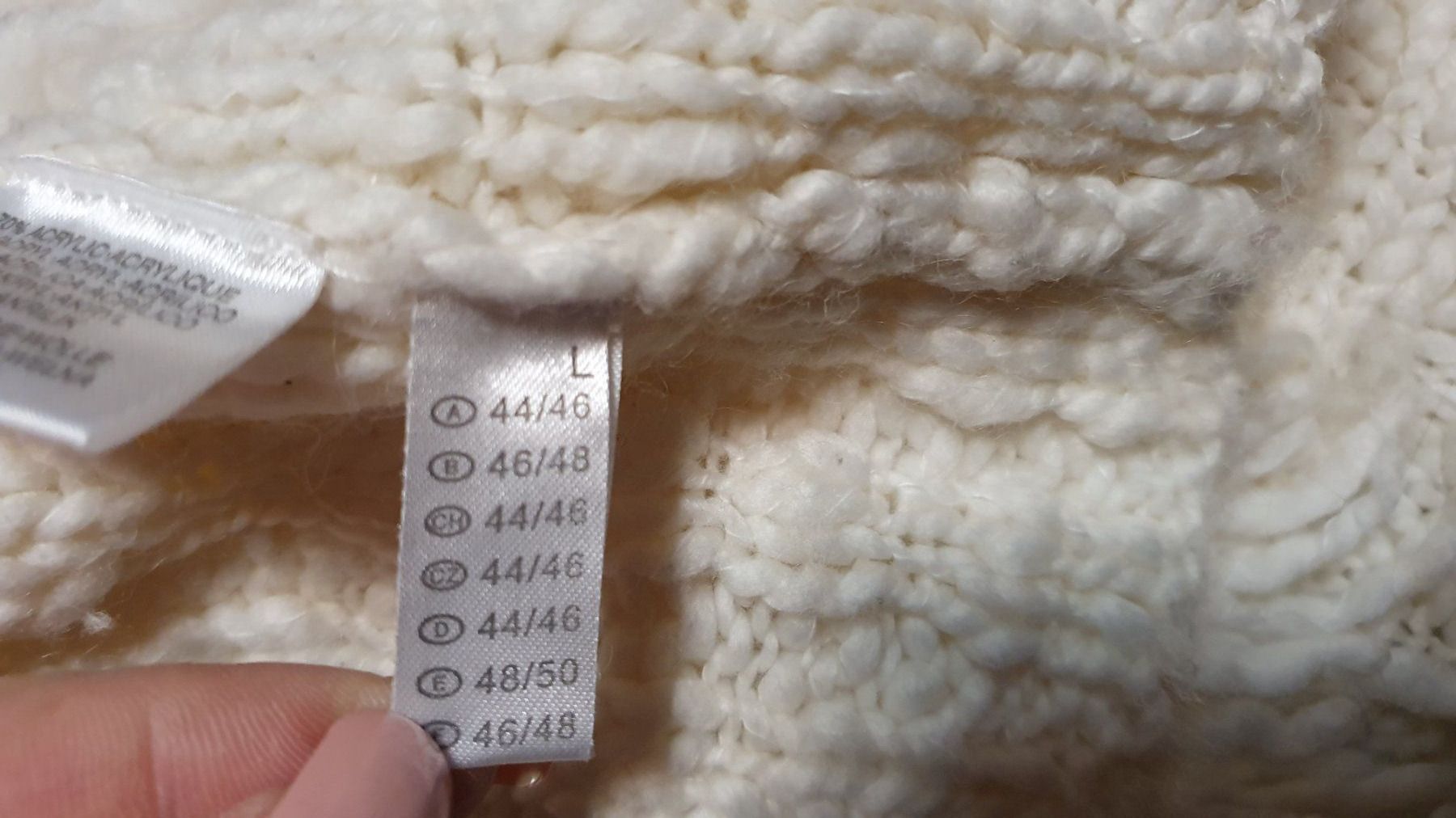 Altro in Moda donna: Weisser Strickponcho mit Fransen Gr. 40/42 – Usato da Wald ZH venduto da CapLux 7