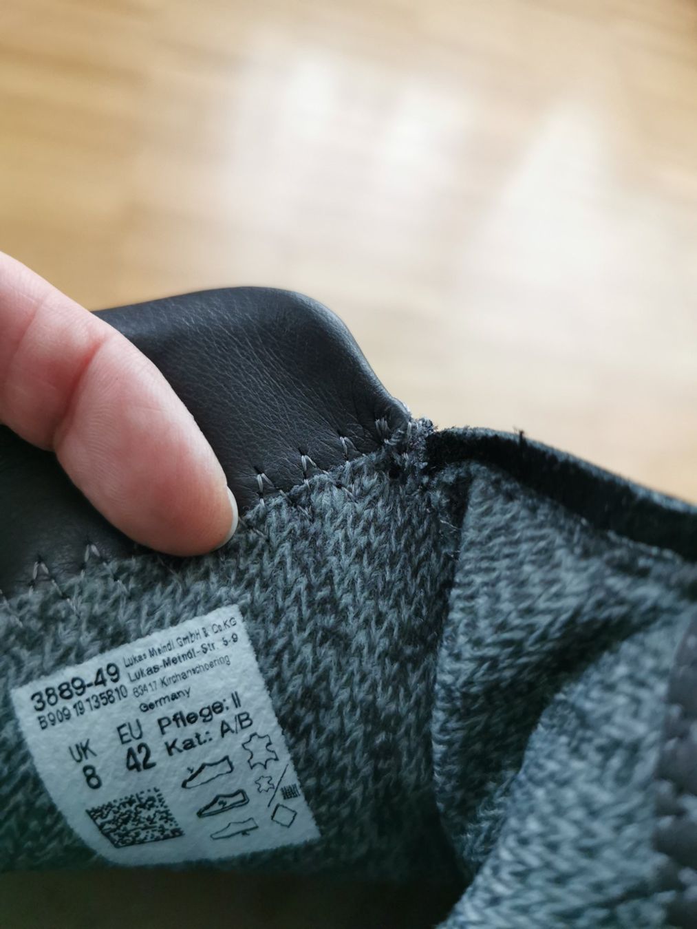 Meindl Scarpe da uomo: Meindl Wanderschuhe Gore-Tex schwarz Grösse 42 – Usato da Jona venduto da Bikko 4