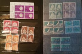 Briefmarken 70 Viererblocks