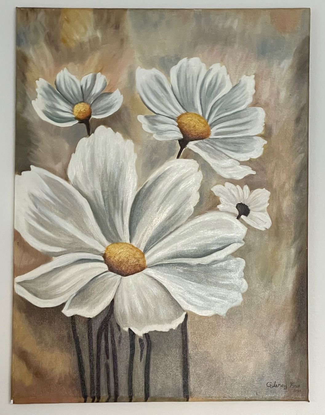 Posters & Illustrations: Ölgemälde Blumen – D'occasion à Weiningen ZH par ernesto24