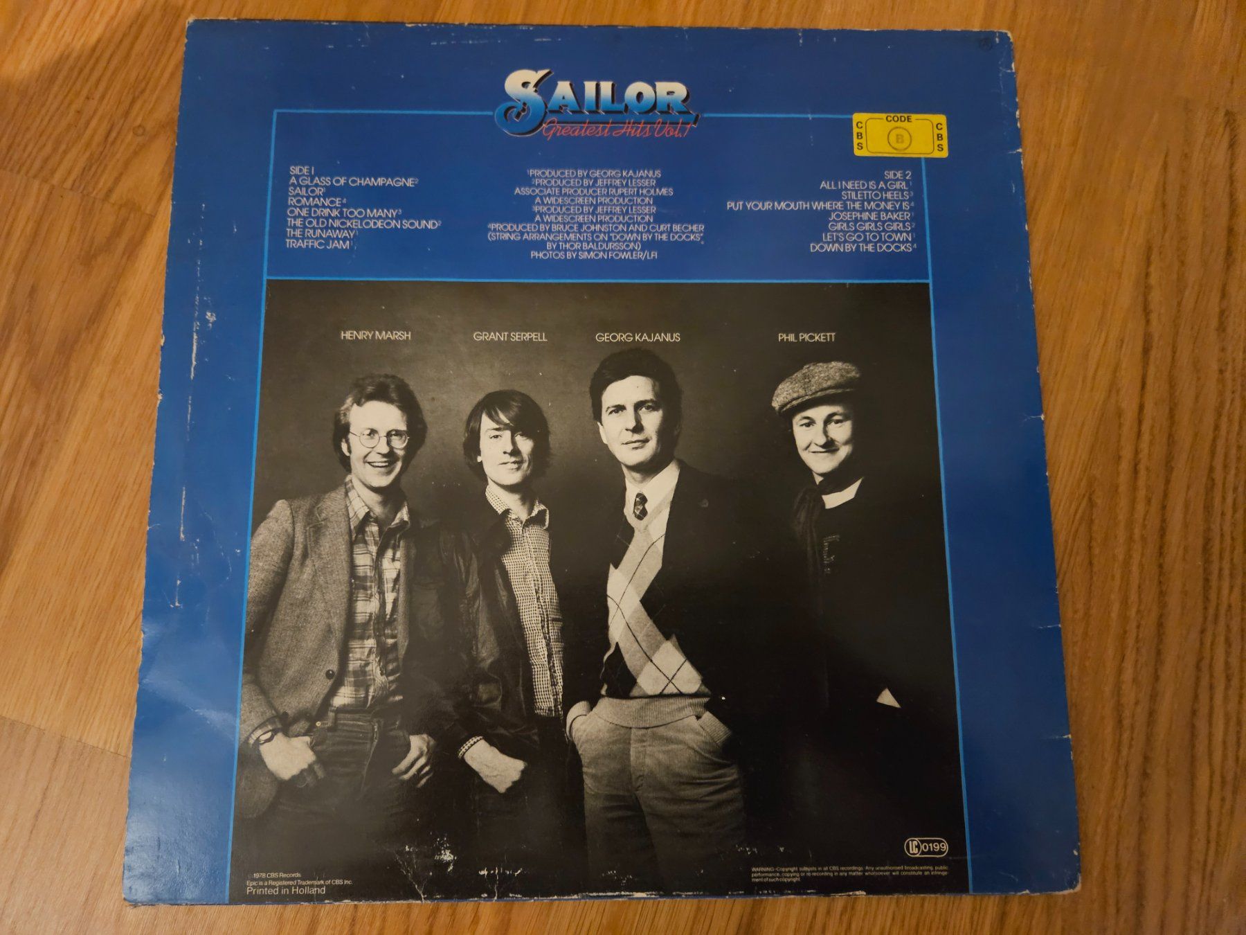 Dischi in vinile: Sailor - Greatest Hits Vol. 1 - – Usato da Liestal venduto da tower01 1