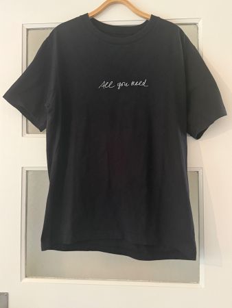 Schwarzes Uniqlo x Herzog & De Meuron, schwarz Gr. L