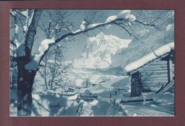 GRINDELWALD unter Schnee - Wetterhorn