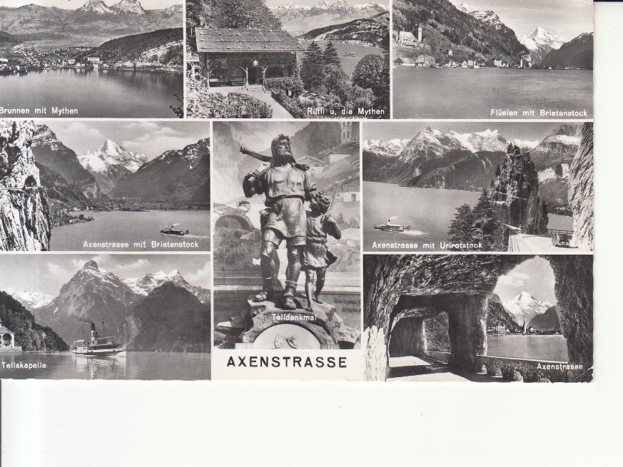 Cartoline postali: Axenstrasse 1961 – Usato da Bürglen TG venduto da StampGraf