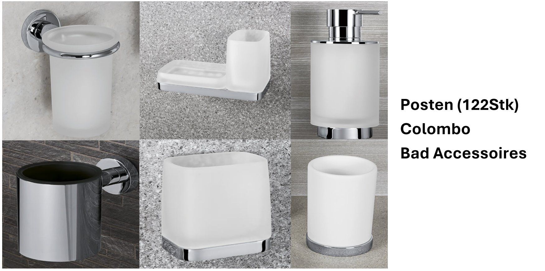 Portasapone: Posten (122Stk) Colombo Bad Accessoires – Nuovo (secondo la descrizione) da Derendingen venduto da Meisterstuecke