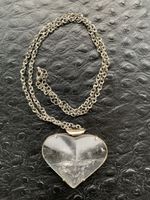 Kristall Herz Kette