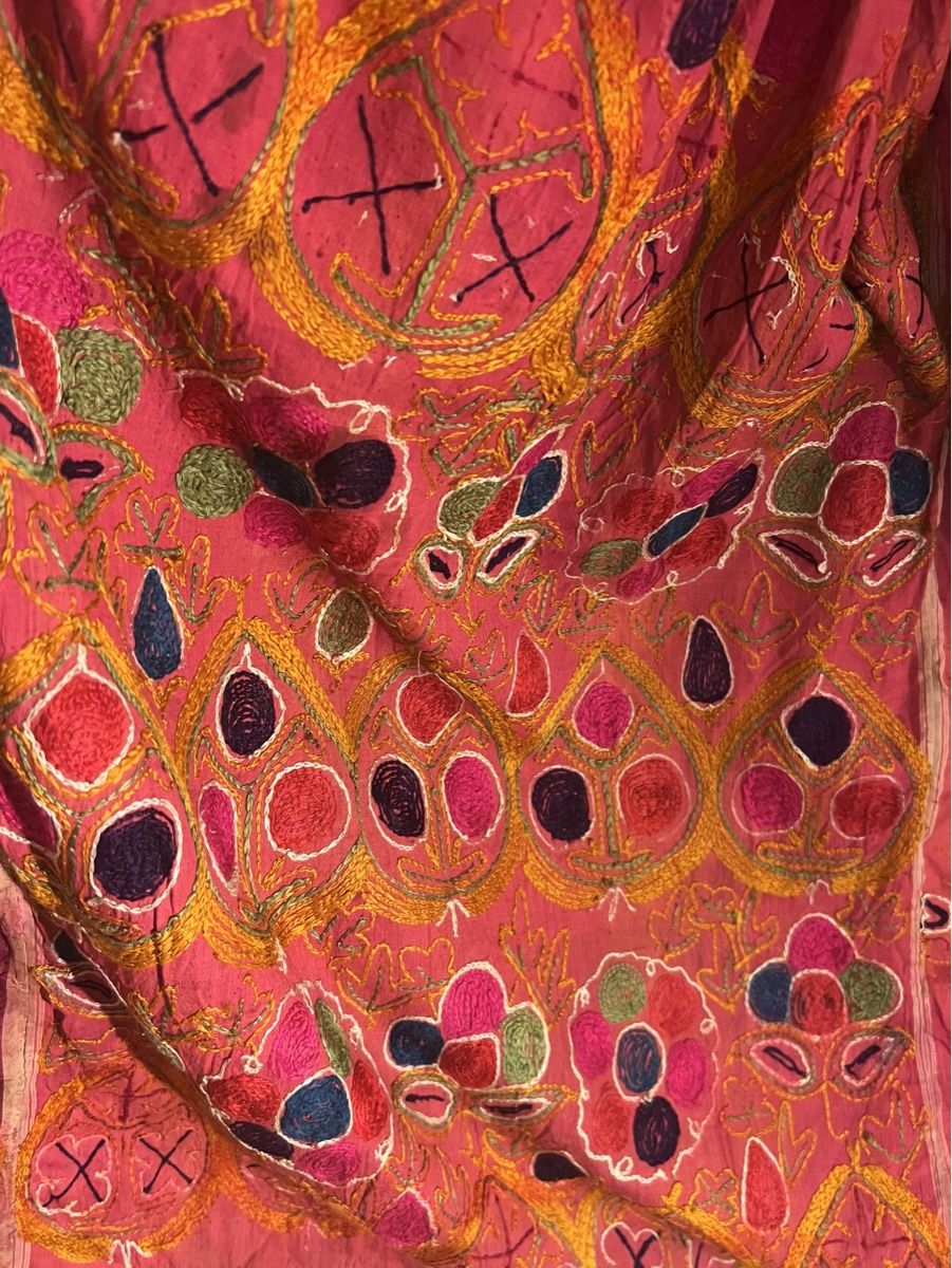Vestiti: Splendide robe afghane, Unique, brodée main, mi 20ème, rare – Usato da Genève venduto da DELIRBEADS 3