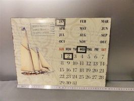 ❗Jetzt = 13.- Fr. !!❗toller Shabby Chic BLECH Jahr Kalender