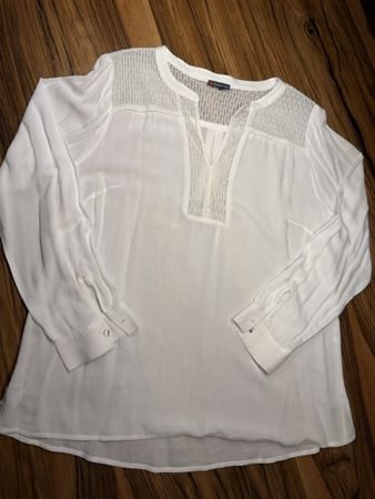 Street One Damen Bluse, weiss, Gr. 42, Top Zustand!