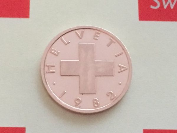 Tutti le monete: 1 Rappen 1982 vz/unz – Nuovo (secondo la descrizione) da Elsau venduto da herbybay