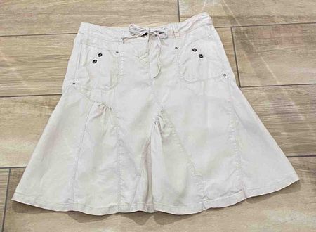 Damen Sommerrock kurz beige Grösse 40