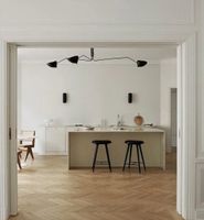 Serge Mouille-style Ceiling Lamp/Deckenlampe Black – Replica