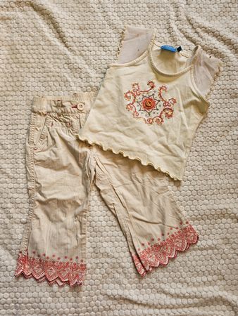 Ensemble 2 pièces brodé 104 / 4 ans