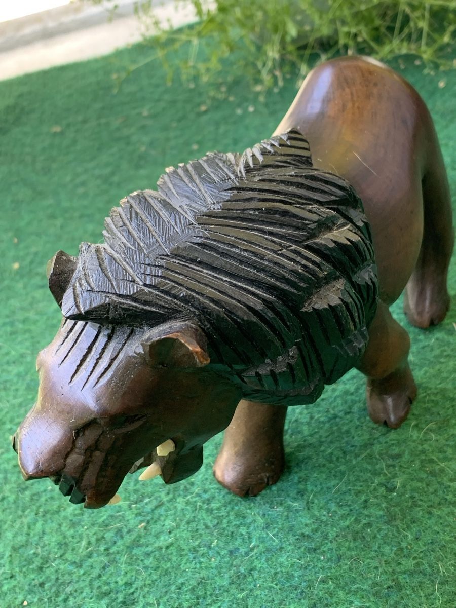 Statuette: Holz - „LÖWE“ – Usato da Wangen b. Olten venduto da Finolino28 1