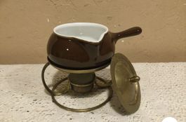 Vintage Suisse  Keramik Butterwärmer