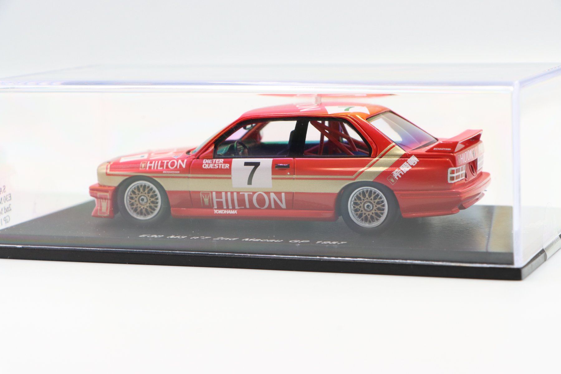 BMW Modellini d'auto: BMW M3 E30 2nd Macau GP 1987 1:43 Spark – Nuovo e nell'imballaggio originale da Bühl b.Aarberg venduto da modelldiecast 6