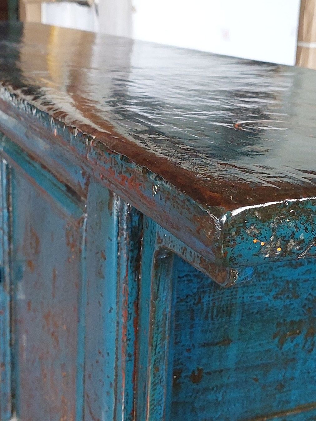 Cassettiere: Grosses Sideboard blau Vintage – Nuovo (secondo la descrizione) da Cham venduto da mjg1901 1