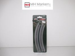 KATO 20-100 4x Unitrack Gleis gebogen, R=249 45° Spur N