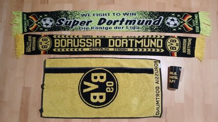 BVB Schal,Frotetuch&Becher