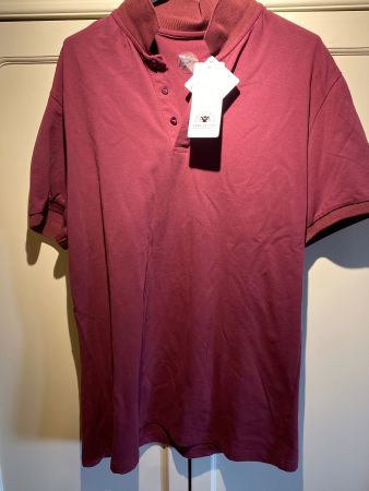 HERREN POLO SHIRT -WEINROT
