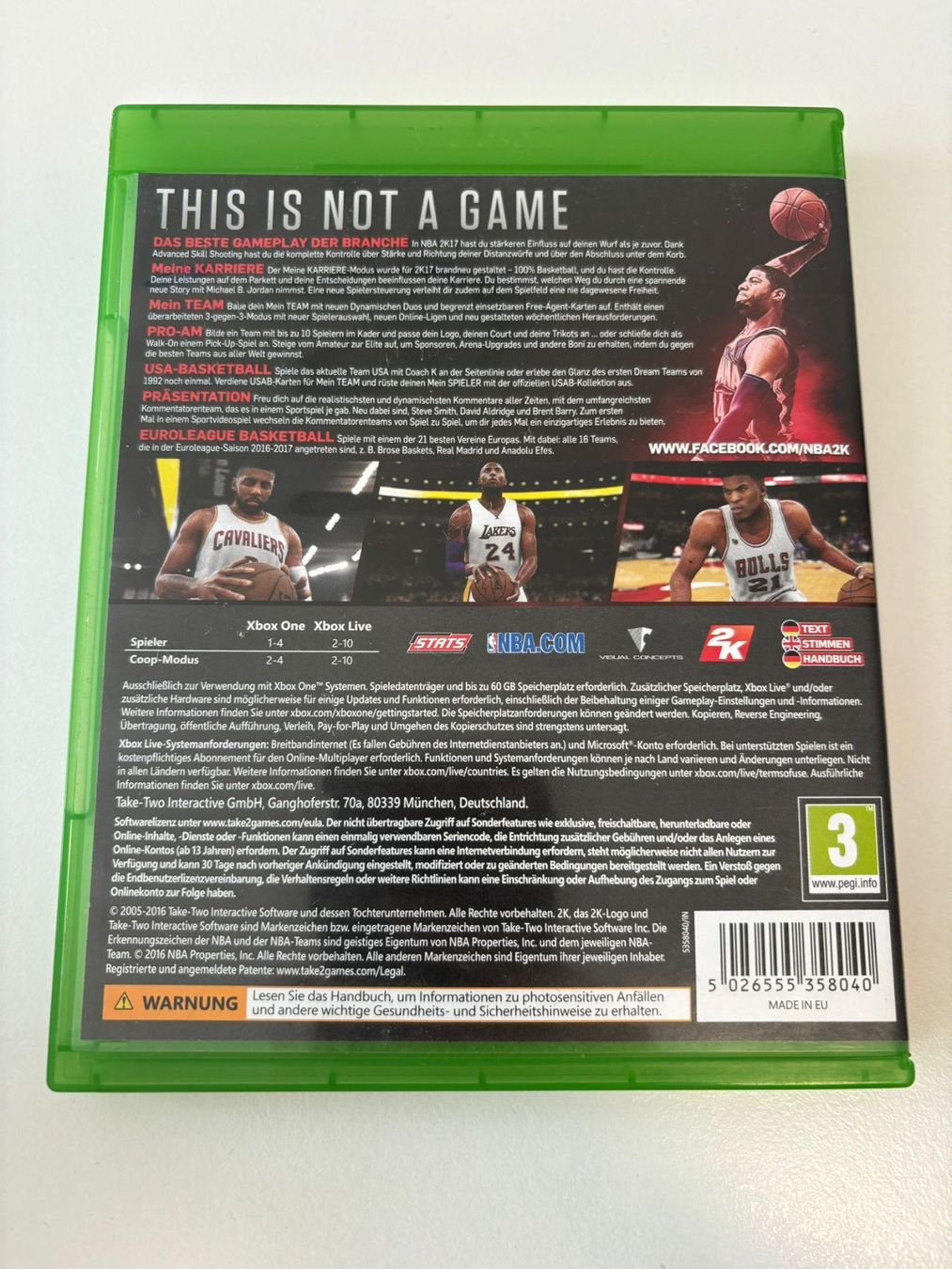 Giochi: NBA 2K17 (XBOX ONE) – Usato da Herisau venduto da Seyashop1 2