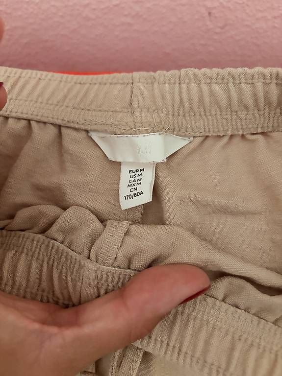 Pantaloni: Pantalon fluide beige H&M  taille M – Usato da Lausanne venduto da ama_6fzt 3