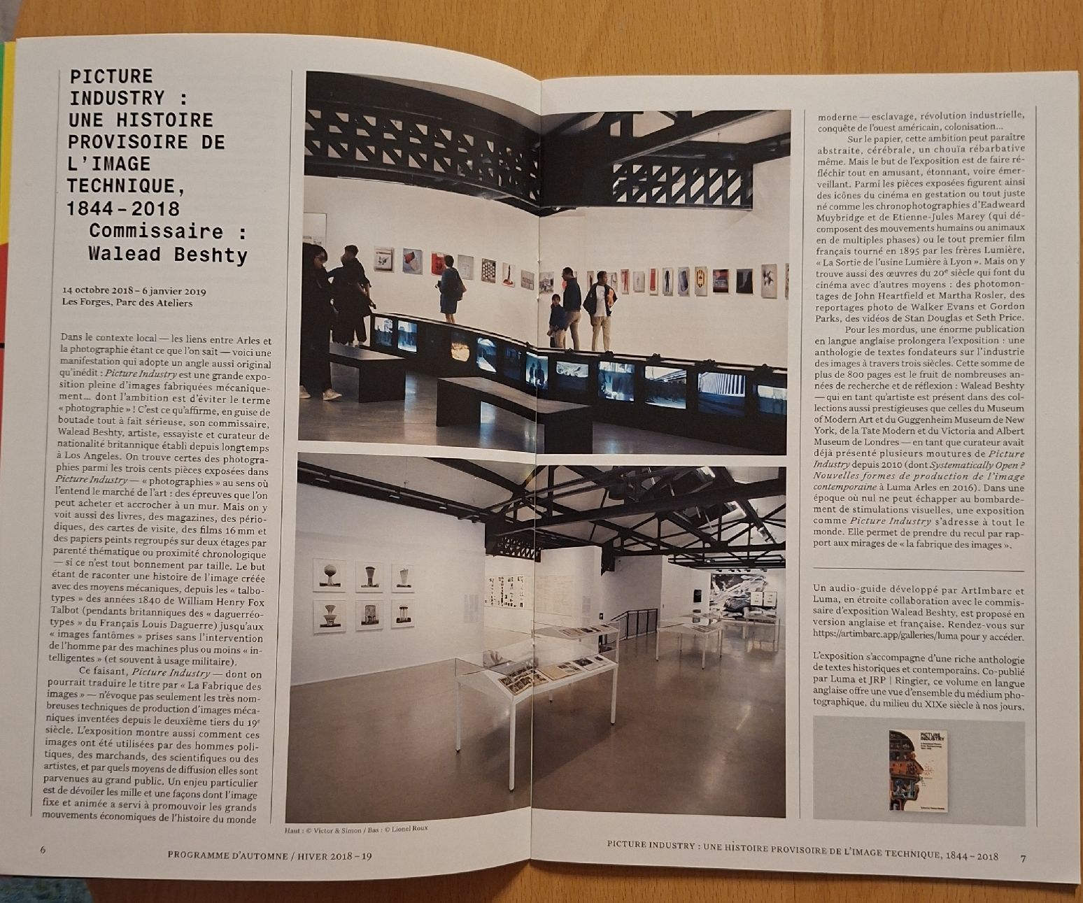 Riviste & Magazine: LUMA Arles Automne/Hiver 2018-19 Journal – Usato da Niederglatt ZH venduto da Siegfried67 4