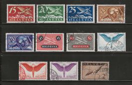 1923-30 : Flugpost Serie F3 - F13 ,  KP 710.--