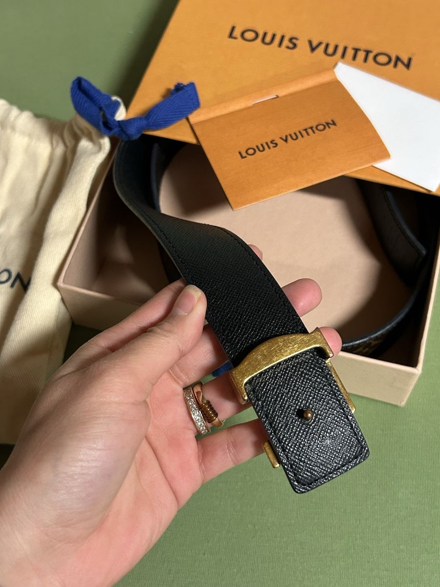 Louis Vuitton Cinture: Louis Vuitton Monogram Reversible Belt – Usato da St.Josefen venduto da lop_lh8d 1